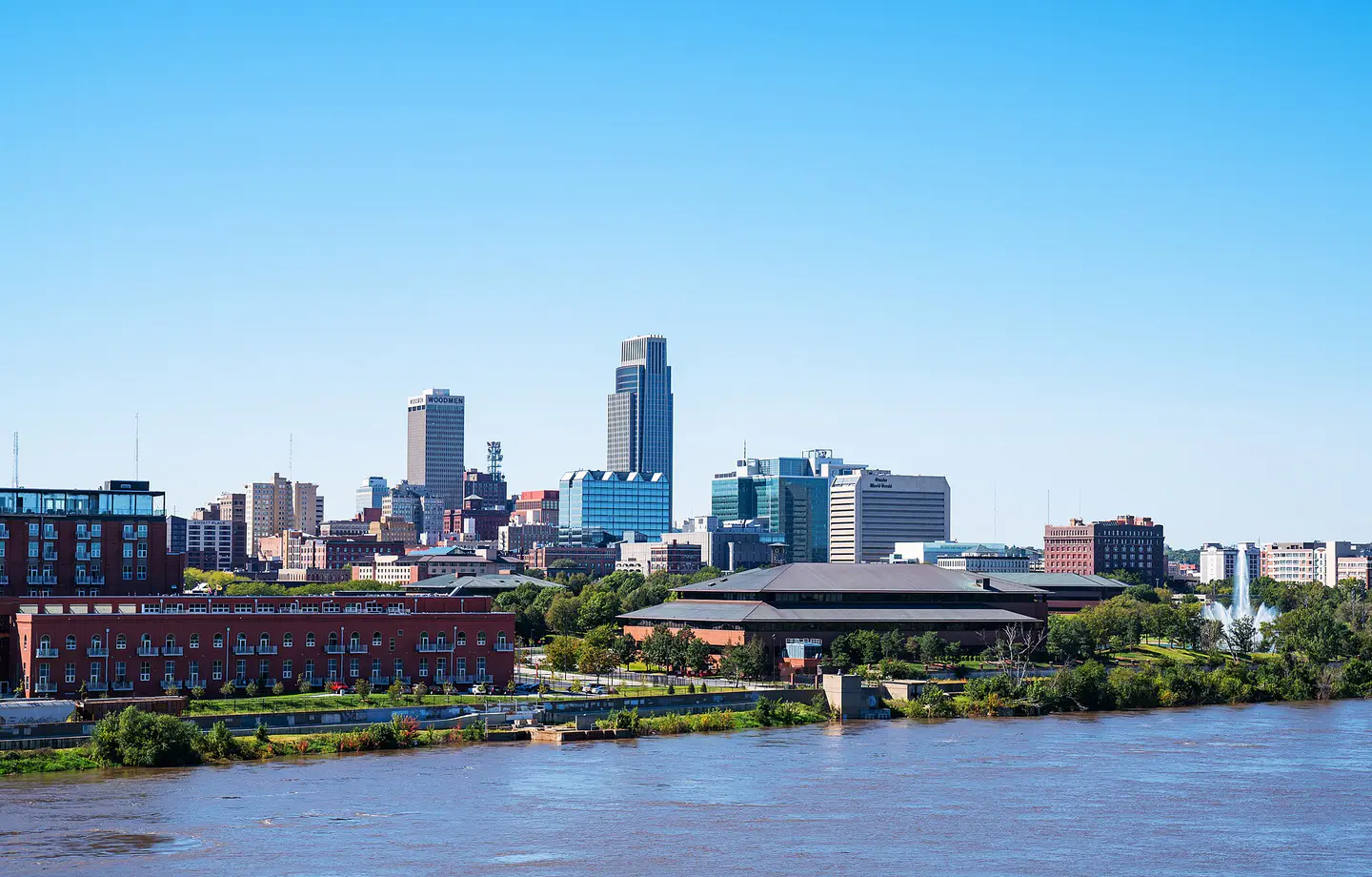 Omaha Nebraska - Omaha et collines de loess