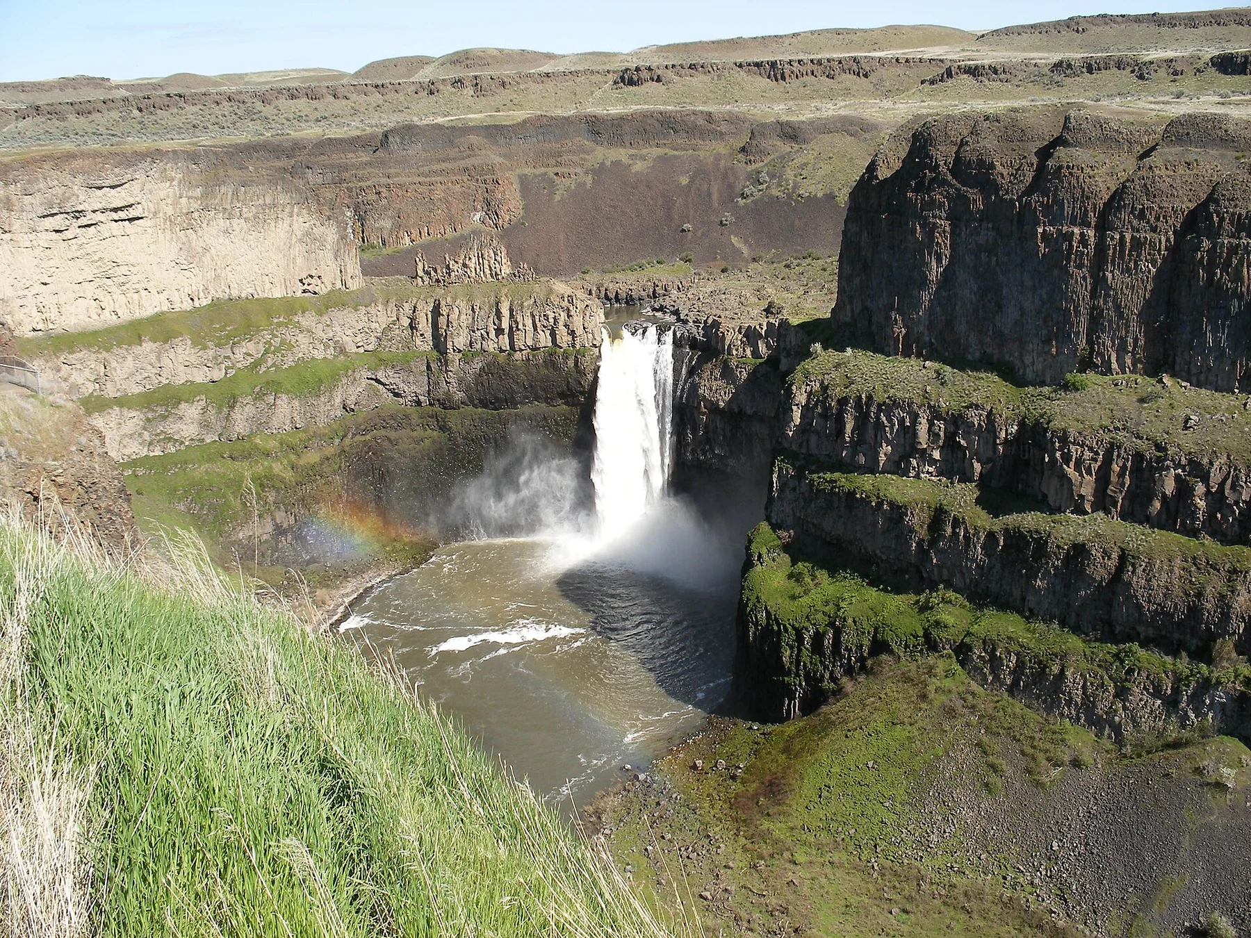 Palouse Falls y su cañón de basalto