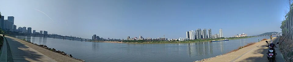 Río Xiang en Zhuzhou