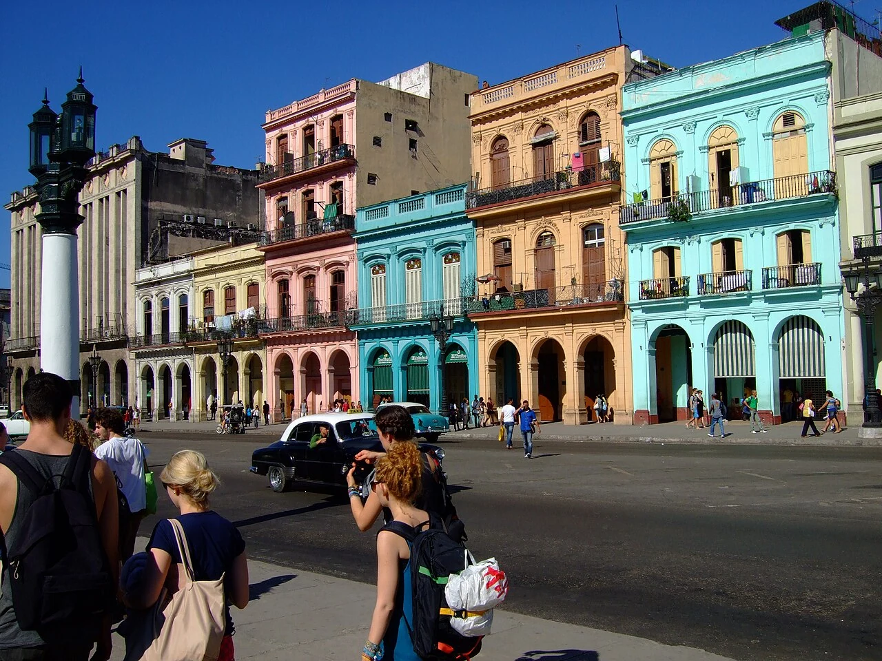 Les façades colorées de La Havane
