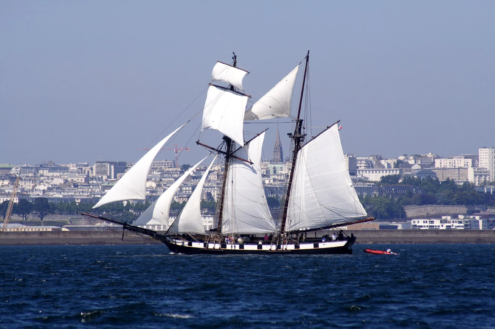 La Recouvrance photographiée à Brest