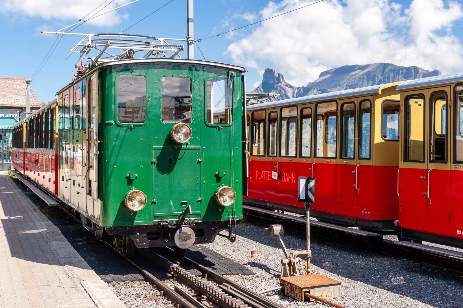 The Schynige Platte train