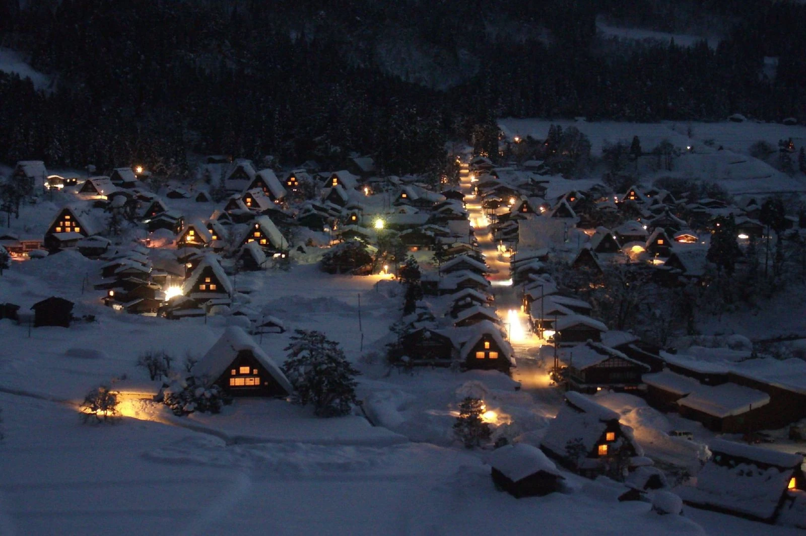 Les maisons de Shirakawa-gō