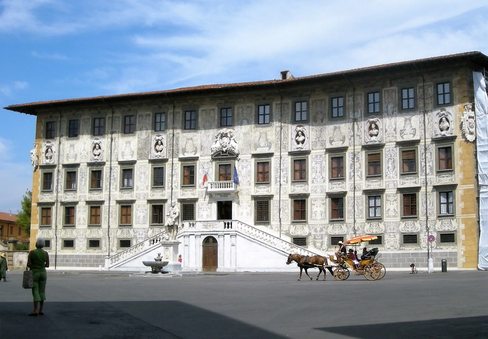 Le palais de la Carovana à Pise