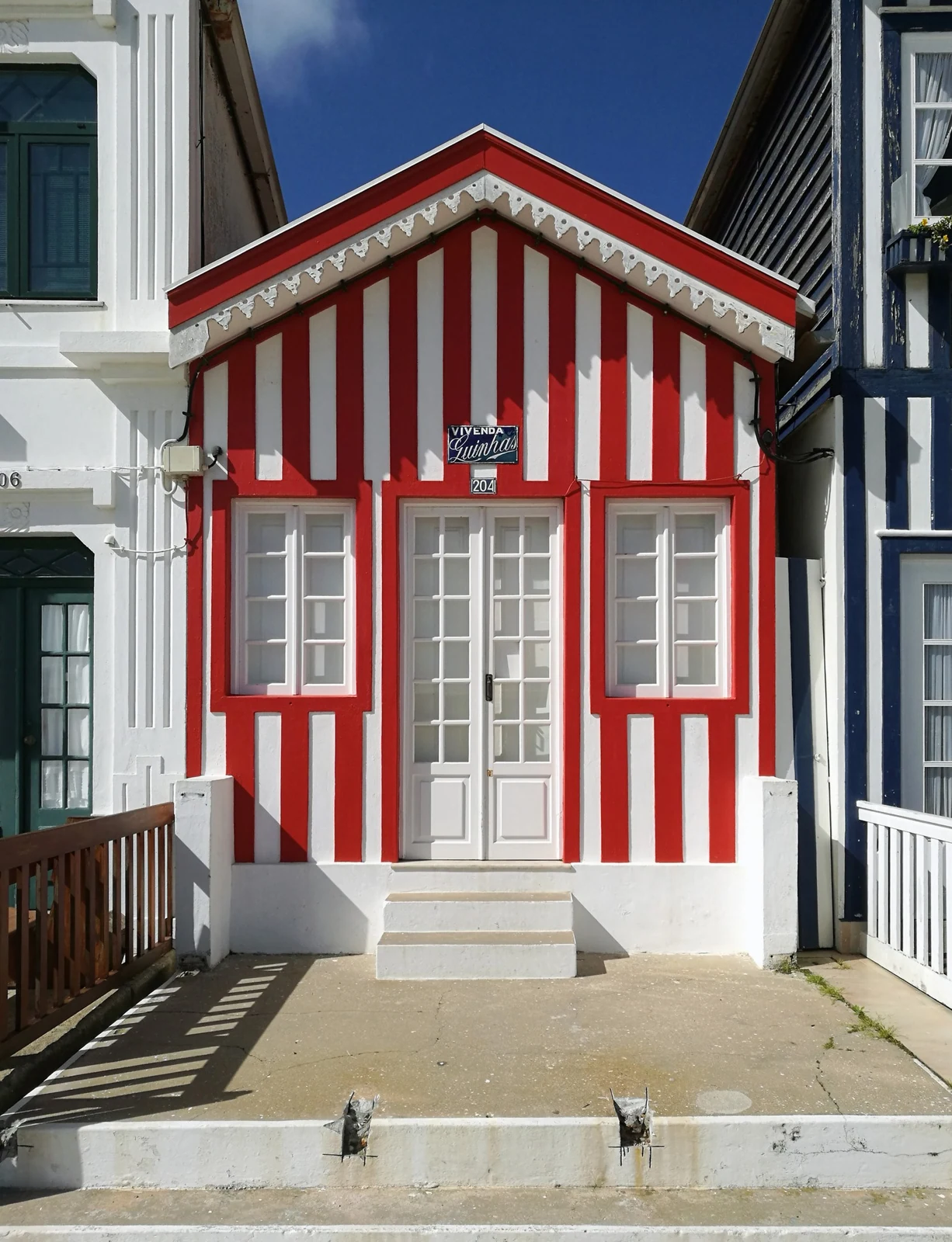 Les maisons rayées de Costa Nova