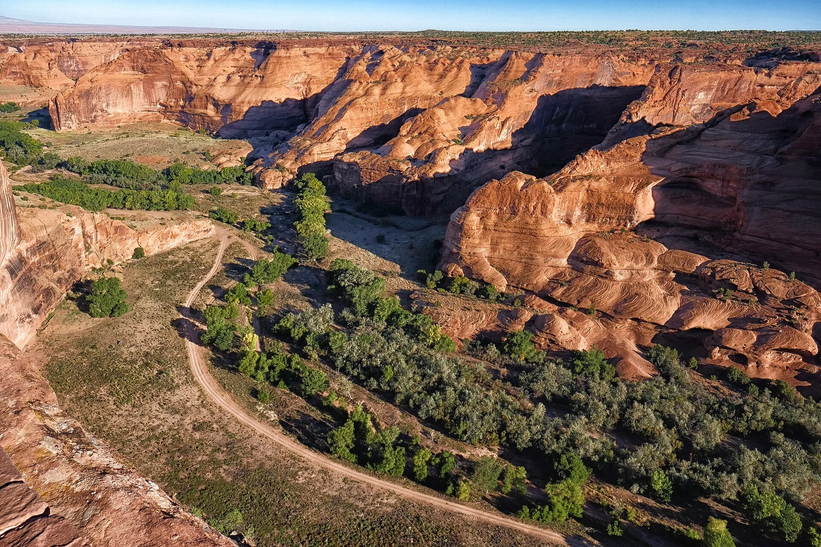 The Red Walls of Chelly Canyon
