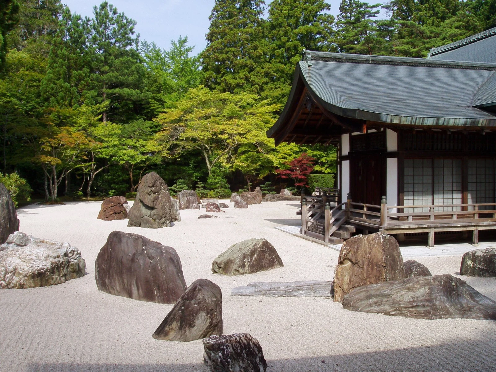 The garden of Kongōbu-ji