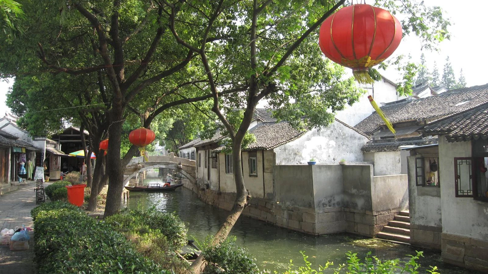 Les lanternes de Luzhi, près de Suzhou