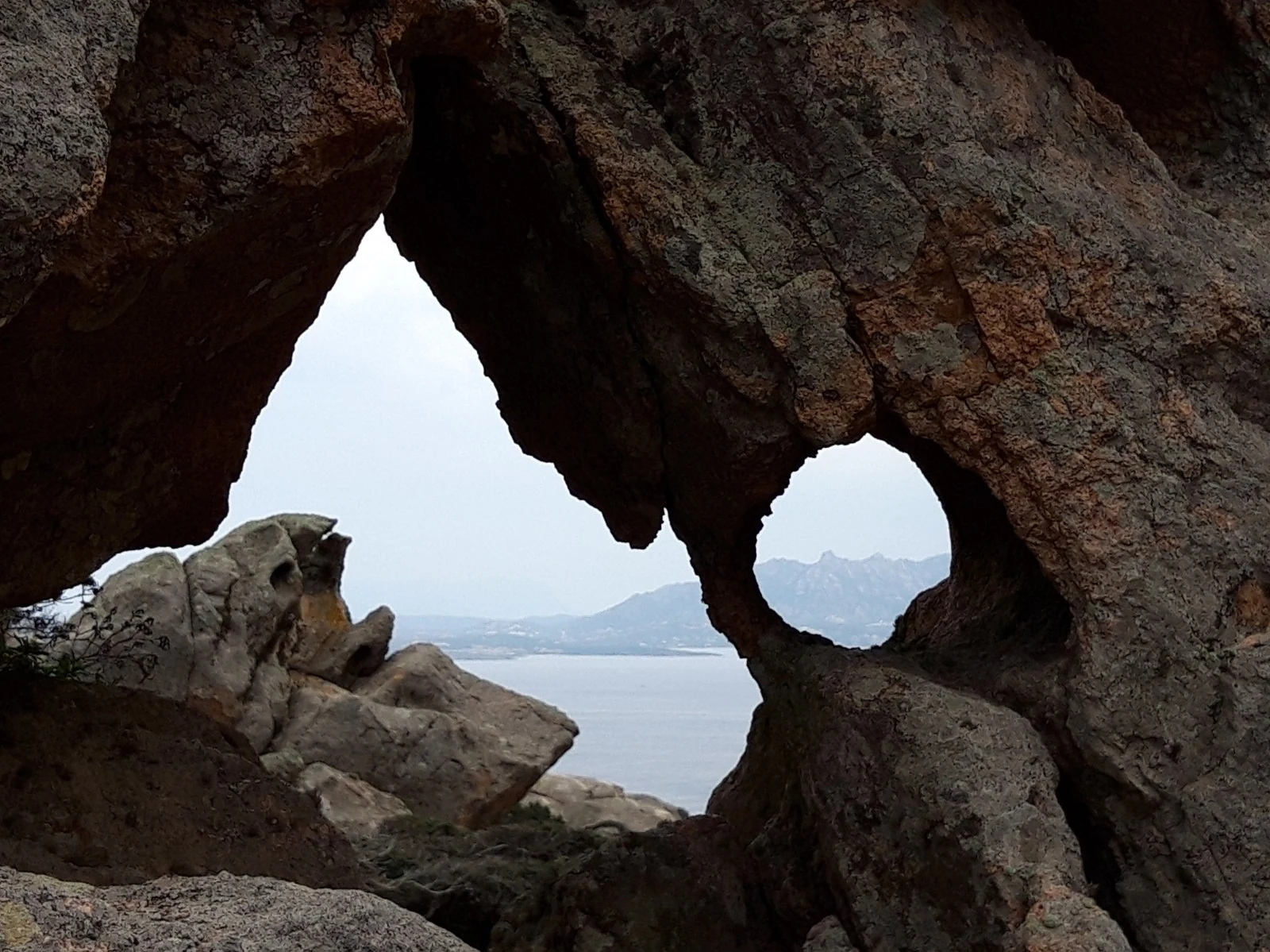The carved granite of La Maddalena