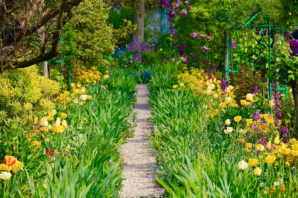 Claude Monet's Garden in Giverny, France, April 2017