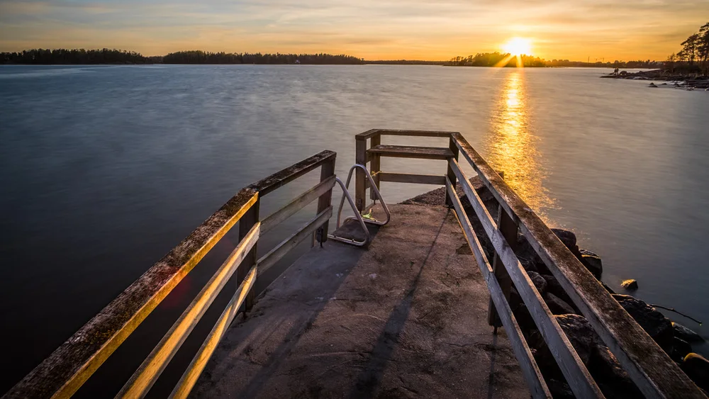 Sunset In Lauttasaari Helsinki Finland Seascape Photography (152655605)