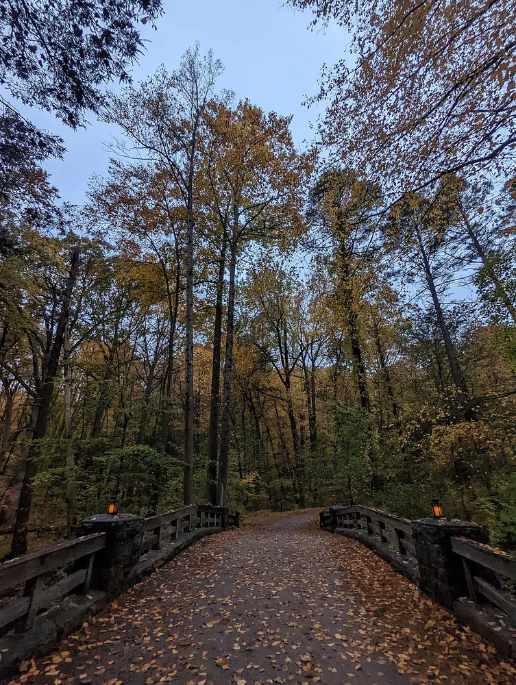 A bridge on the Pocantico River Trail