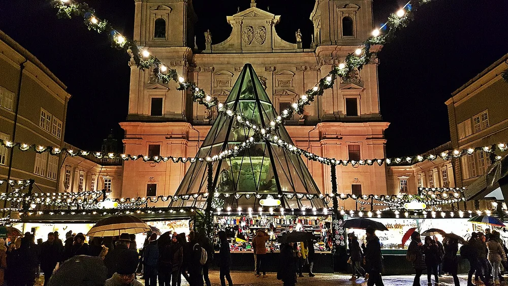 Christmas Market Salzburg Austria 